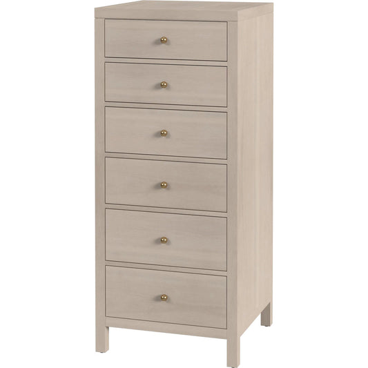 Nora Lingerie Chest by Butler Specialty Company in antique taupe. Made from mdf, acacia wood, pine wood, plywood, acacia veneers in a unique style.
