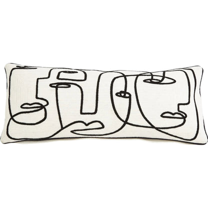 Congregation Lumbar Pillow by Global Views in red. Made from unique in a eclectic & global style.