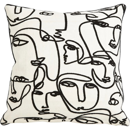 Congregation Pillow by Global Views in red. Made from unique in a unique style.