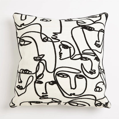 Congregation Pillow by Global Views in red. Made from unique in a unique style.