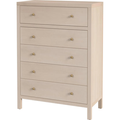 Nora Tall Dresser by Butler Specialty Company in antique taupe. Made from mdf, acacia wood, pine wood, veneers in a unique style.