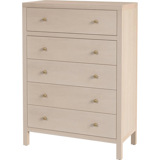 Nora Tall Dresser by Butler Specialty Company in antique taupe. Made from mdf, acacia wood, pine wood, veneers in a unique style.