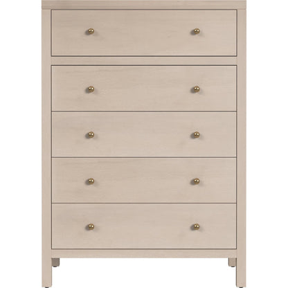 Nora Tall Dresser by Butler Specialty Company in antique taupe. Made from mdf, acacia wood, pine wood, veneers in a unique style.