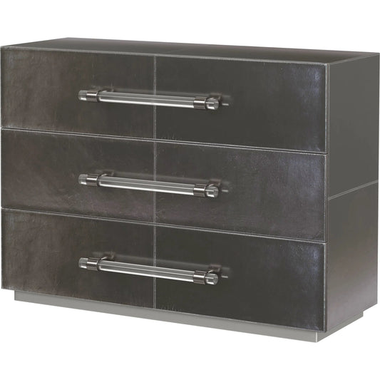 001 SI-2531504 | Primary Silo | Allman Accent Chest by Butler Specialty Company in silver. Made from mdf, genuine leather, acrylic hardware in a unique style.
