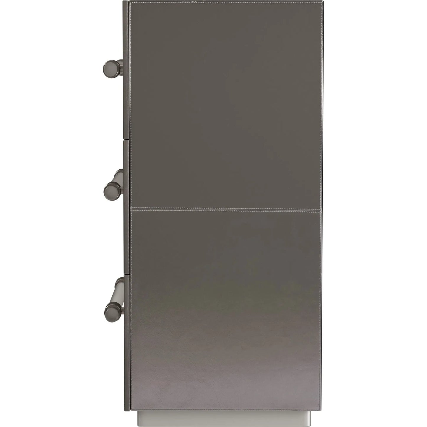 003 SI-2531504 | Additional Silo | Allman Accent Chest by Butler Specialty Company in silver. Made from mdf, genuine leather, acrylic hardware in a unique style.
