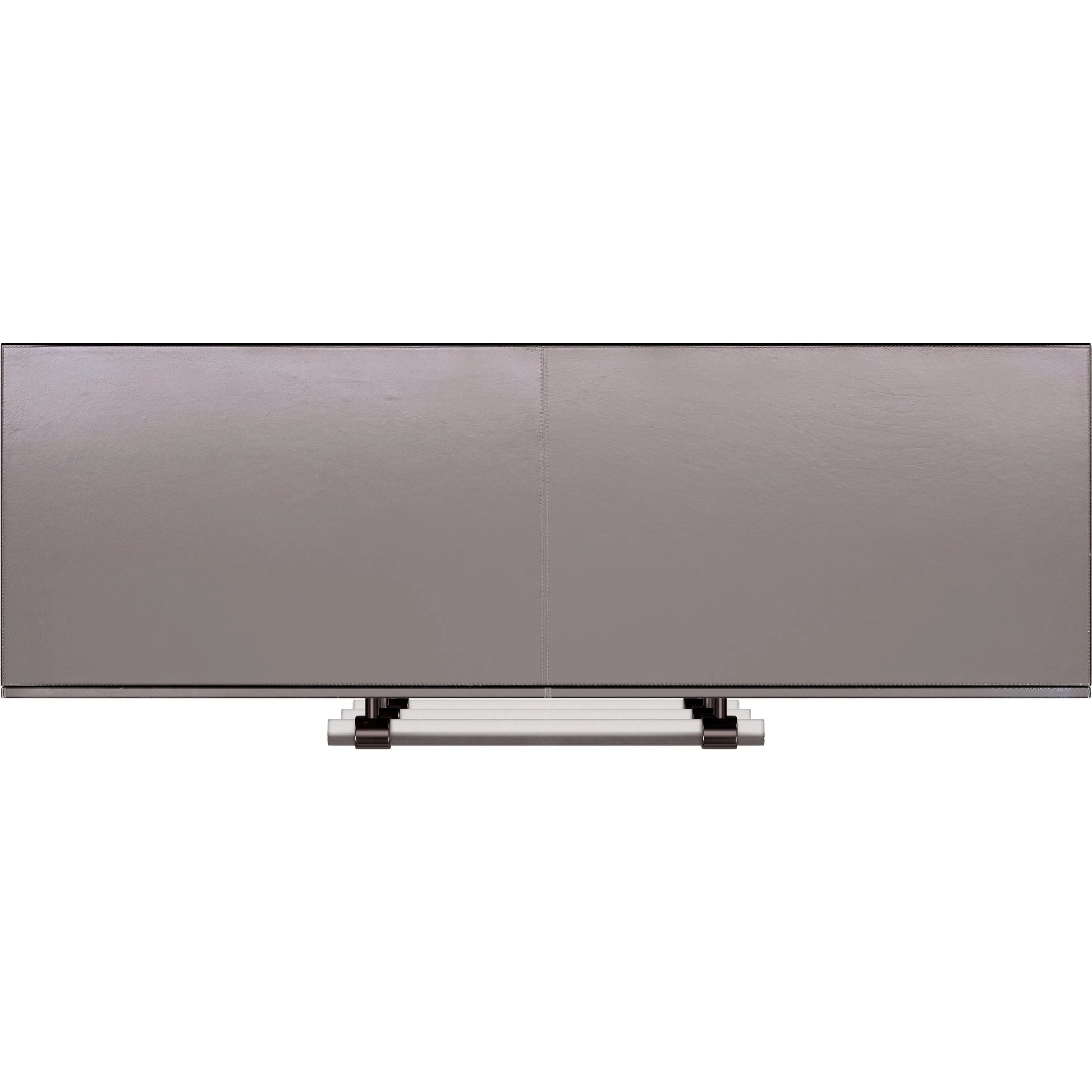Allman Accent Chest by Butler Specialty Company in silver. Made from mdf, genuine leather, acrylic hardware in a unique style.