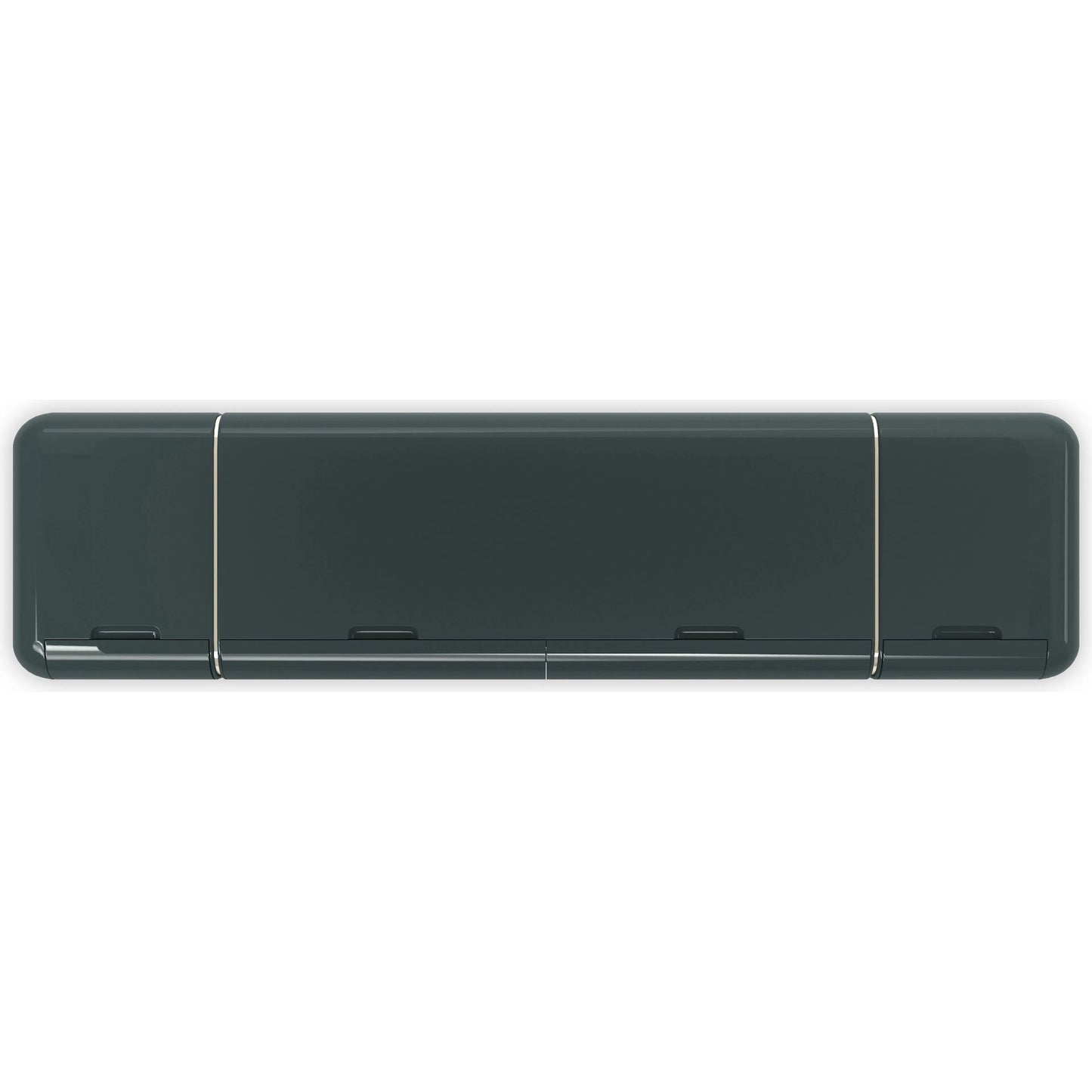 004 SI-2370775 | Additional Silo | Gelee Media Sideboard by Caracole in apatite gloss, oracle, whisper of gold. Made from unique in a eclectic & global style.
