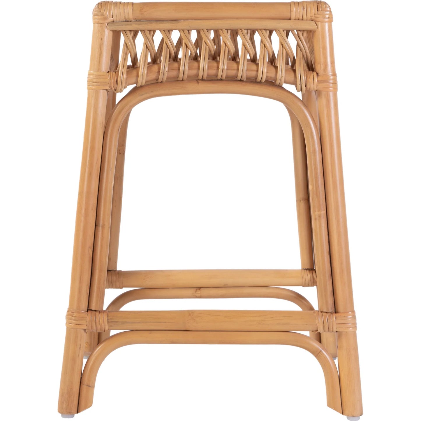 003 SI-2448117 | Additional Silo | Antigua Square Counter Stool by Butler Specialty Company in natural rattan. Made from rattan in a rustic style.
