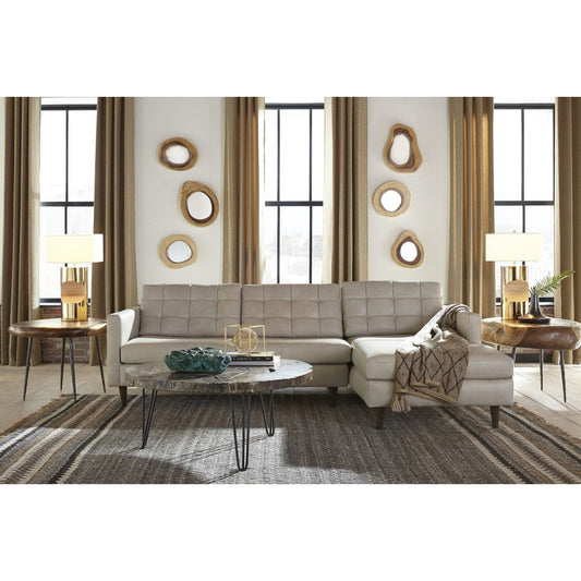 Skipping Stone Large Natural Side Table by Phillips Collection in brown. Made from wood in a eclectic & global style.
