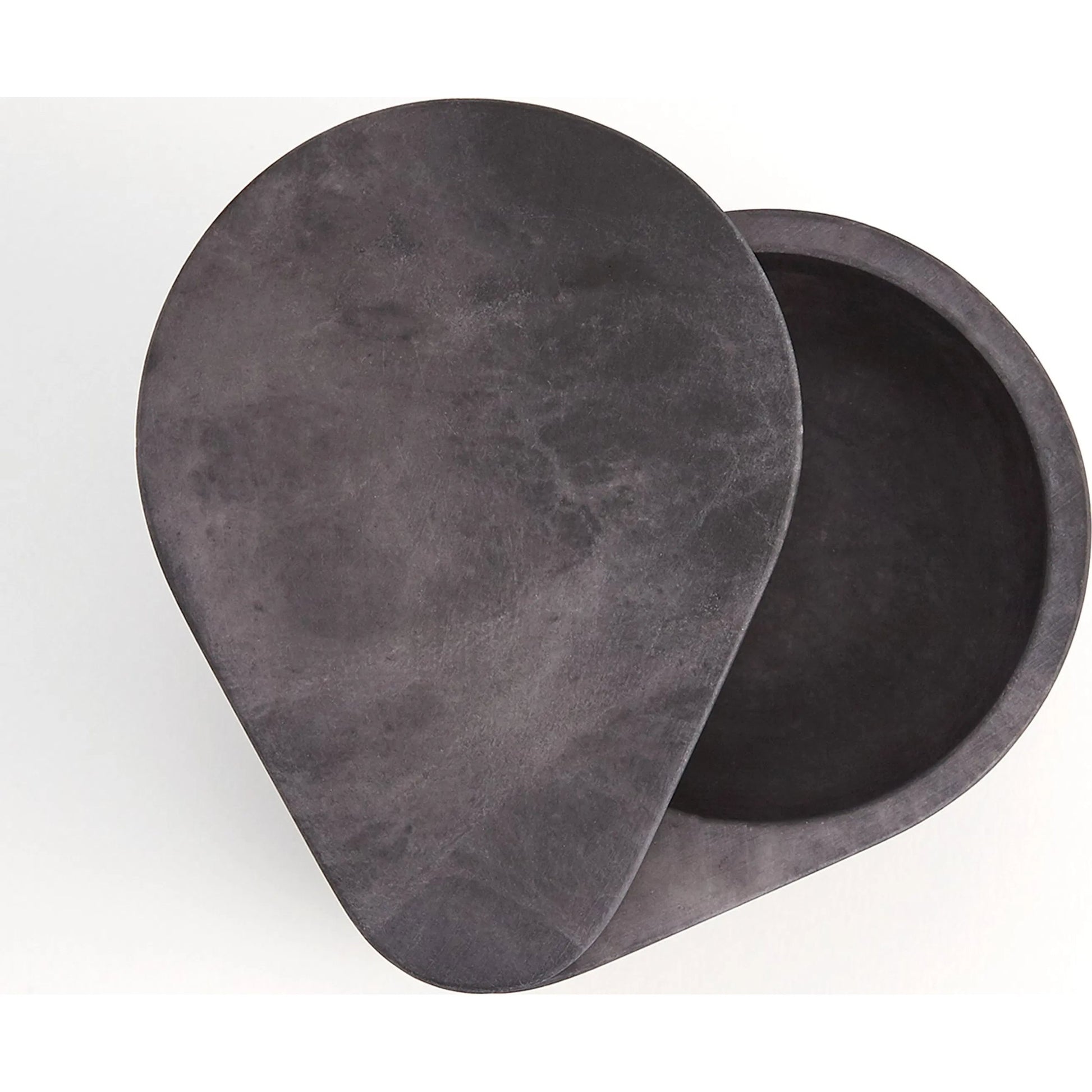 Alabaster Teardrop Double Box by Global Views. Made from unique in a modern style.