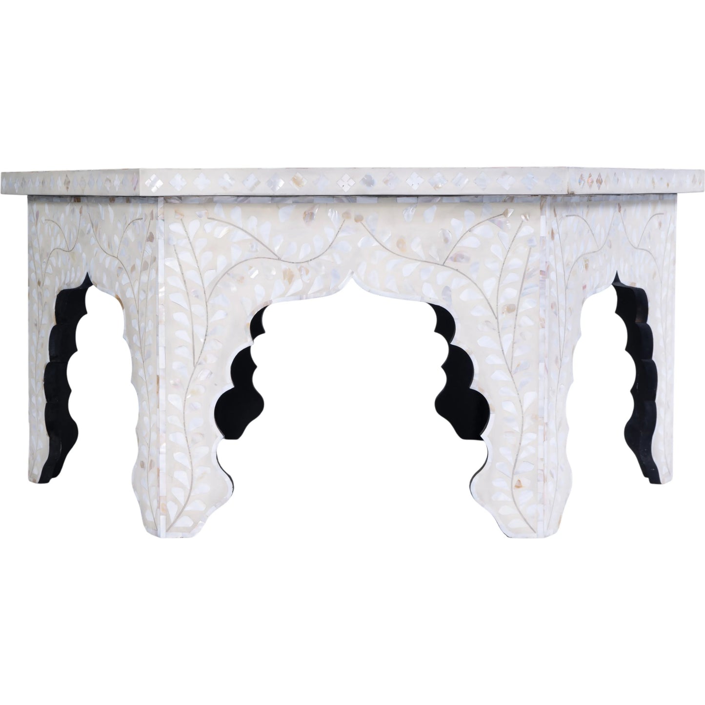 002 SI-2472695 | Additional Silo | Marjorie Coffee Table by Butler Specialty Company in mother of pearl. Made from mdf, resin, mother of pearl in-lay in a eclectic & global style.