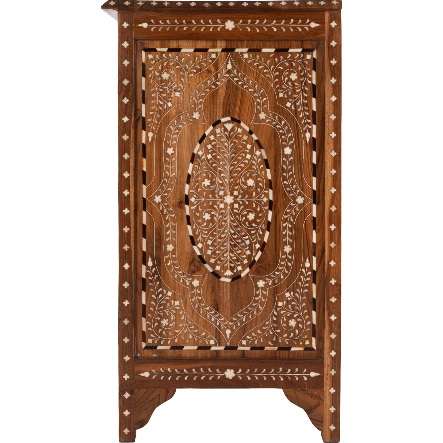 003 SI-2458734 | Additional Silo | Rashmi Accent Chest by Butler Specialty Company in brown, bone inlay. Made from teak wood, bone in a traditional style.