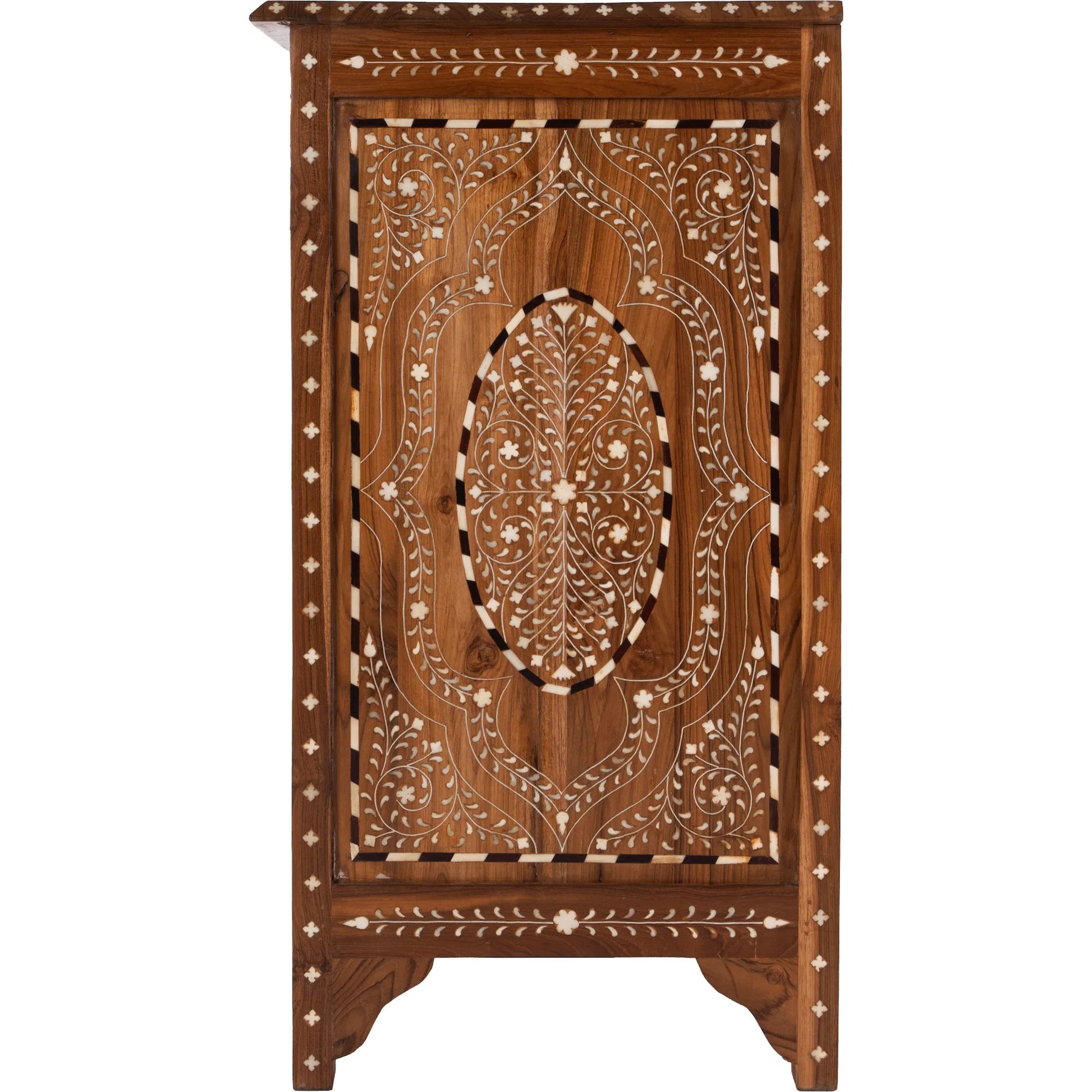 Rashmi Accent Chest by Butler Specialty Company in brown, bone inlay. Made from teak wood, bone in a traditional style.