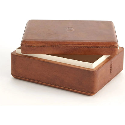 Signature Tobacco Deskpad by Global Views in tobacco and leather. Made from unique in a traditional style.