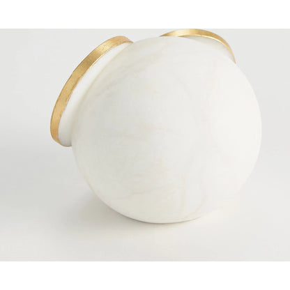 Alabaster Big Eyed Owl by Global Views in natural. Made from alabaster in a eclectic & global style.