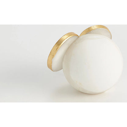 Alabaster Big Eyed Owl by Global Views in natural. Made from alabaster in a eclectic & global style.