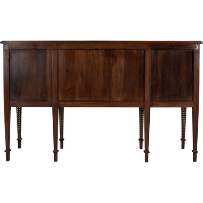 Manali Console Table by Butler Specialty Company in wood, bone inlay. Made from teak wood, mother of pearl in a traditional style.