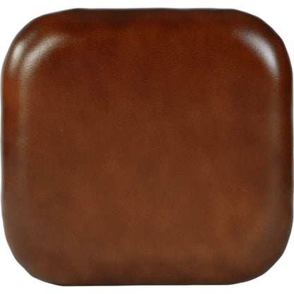 Eastham Counter Stool by Butler Specialty Company in brown leather. Made from iron, leather, engineered wood in a traditional style.