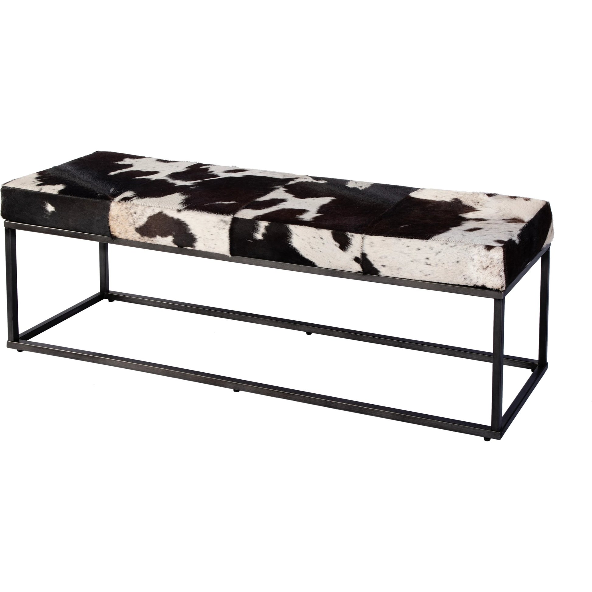 Stinson Accent Bench by Butler Specialty Company. Made from iron, leather, engineered wood in a cottage & farmhouse style.