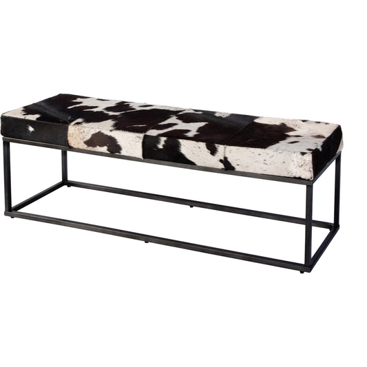 Stinson Accent Bench by Butler Specialty Company. Made from iron, leather, engineered wood in a unique style.