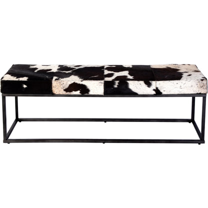 Stinson Accent Bench by Butler Specialty Company. Made from iron, leather, engineered wood in a cottage & farmhouse style.