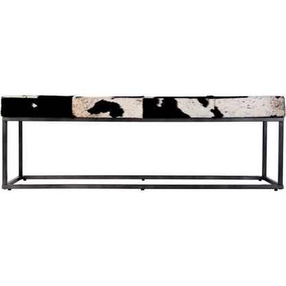 Stinson Accent Bench by Butler Specialty Company. Made from iron, leather, engineered wood in a cottage & farmhouse style.
