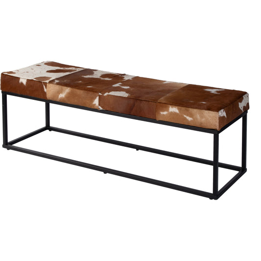 Stinson Accent Bench by Butler Specialty Company. Made from iron, leather, engineered wood in a unique style.