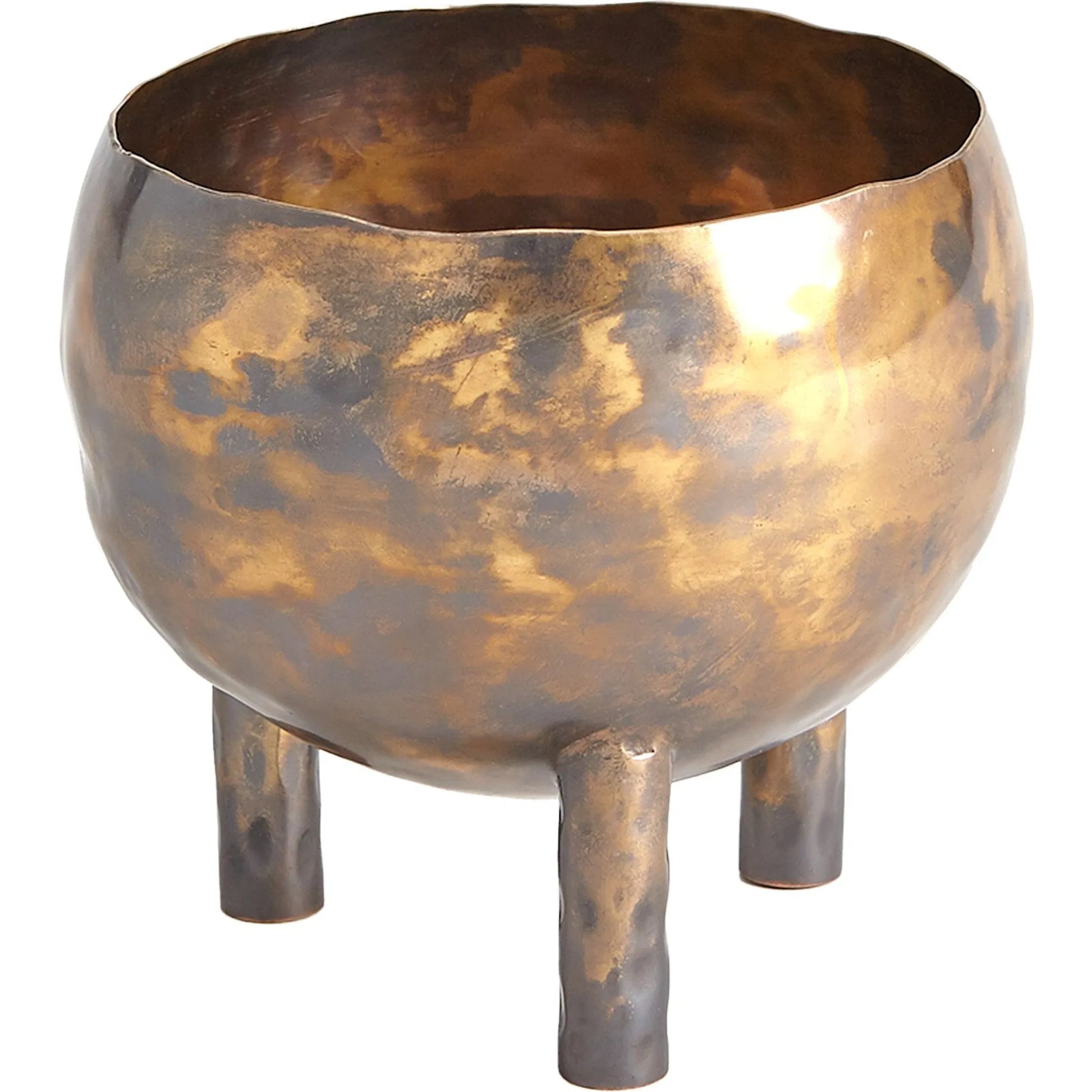 Alchemy Container by Global Views in brass. Made from unique in a modern style.