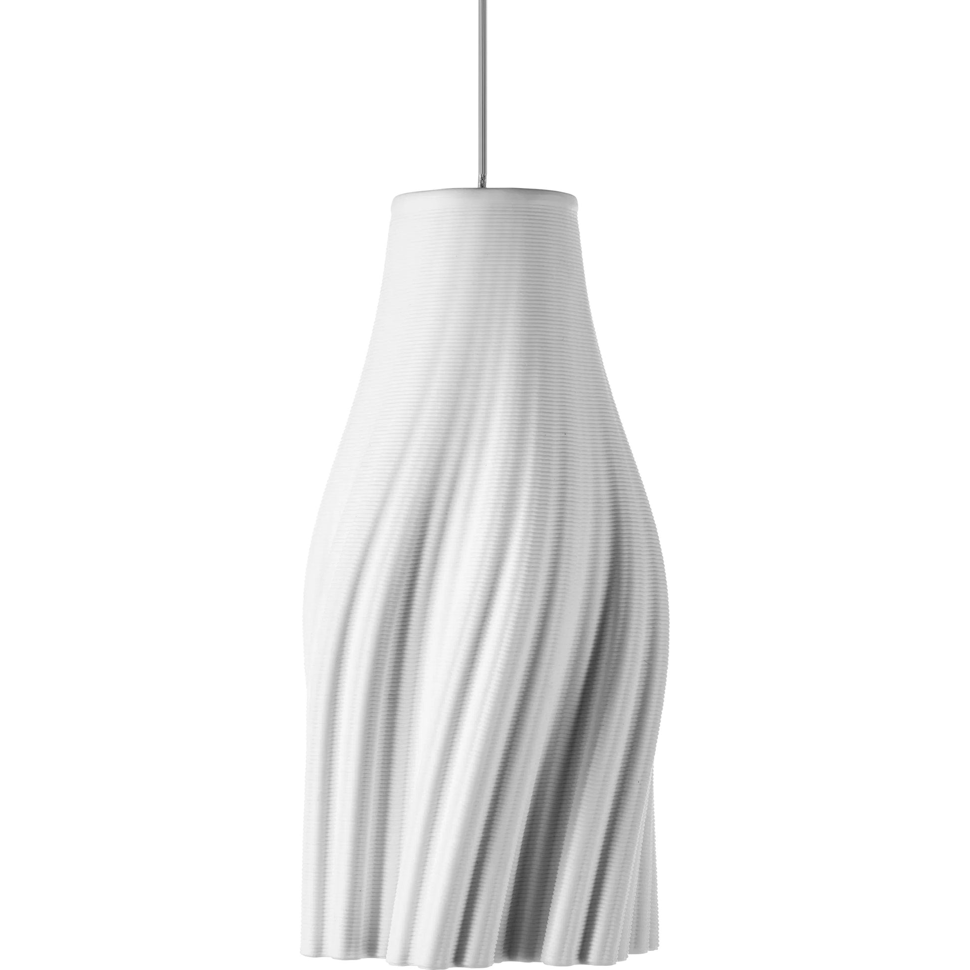 Posh 3-Light Multi-Drop Pendant by Currey and Company in white, silver. Made from ceramic, metal in a modern style.