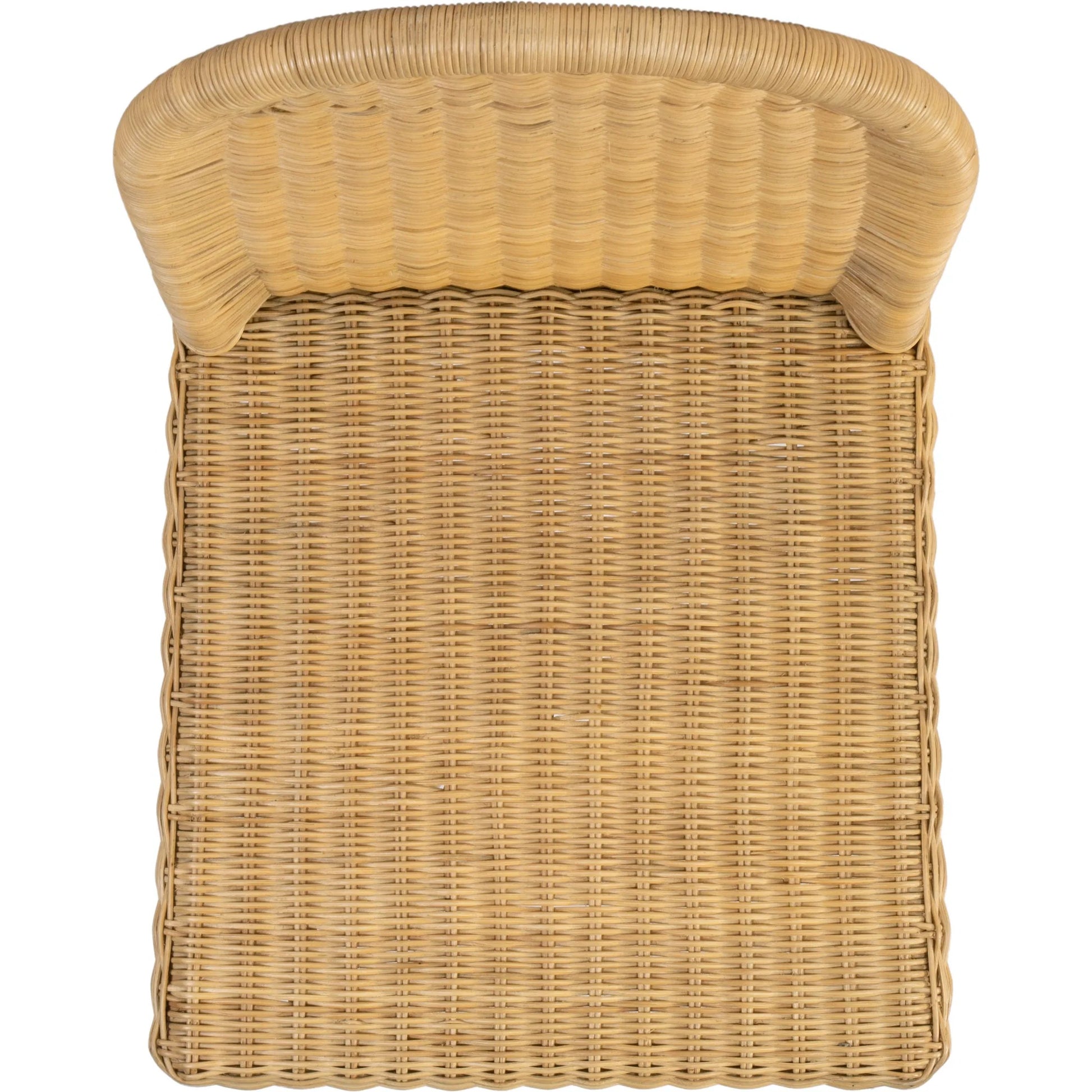 Flora Dining Chair by Butler Specialty Company in natural rattan. Made from rattan in a rustic style.