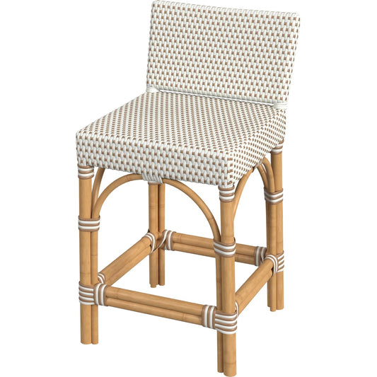 Amalfi Outdoor Counter Stool by Butler Specialty Company. Made from aluminum, pu leather in a unique style.
