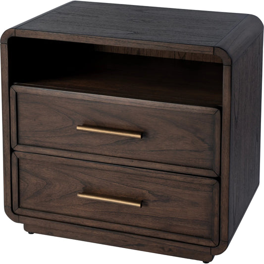 001 SI-2472691 | Primary Silo | Keenan Nightstand by Butler Specialty Company in brown sugar espresso. Made from mdf, mindi, mindi veneer, laminated veneer lumber, plywood in a traditional style.