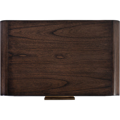 Keenan Nightstand by Butler Specialty Company in brown sugar espresso. Made from mdf, mindi, mindi veneer, laminated veneer lumber, plywood in a traditional style.