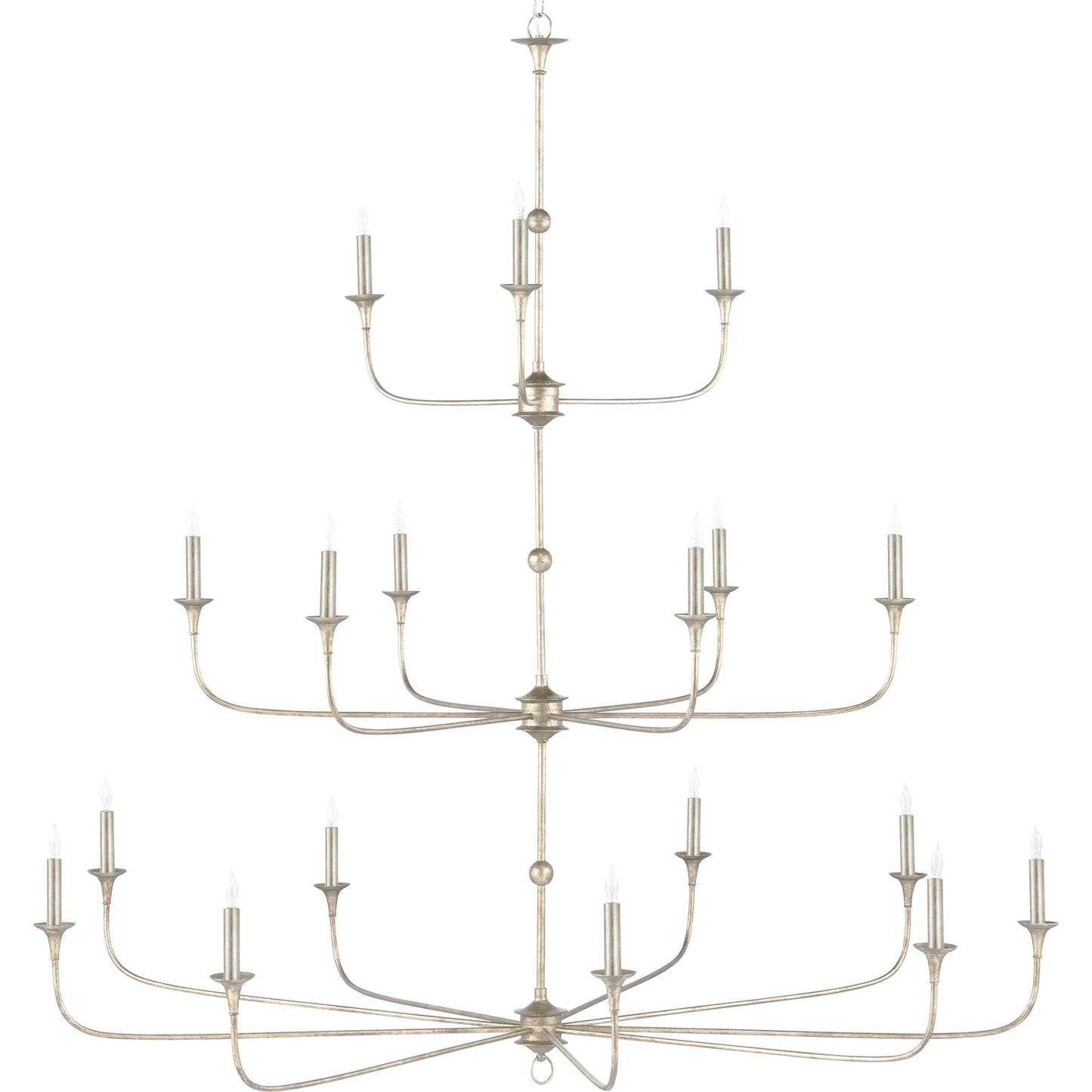 008 SI-2387113 | Additional Silo | Nottaway Grande Chandelier by Currey and Company. Made from wrought iron in a traditional style.