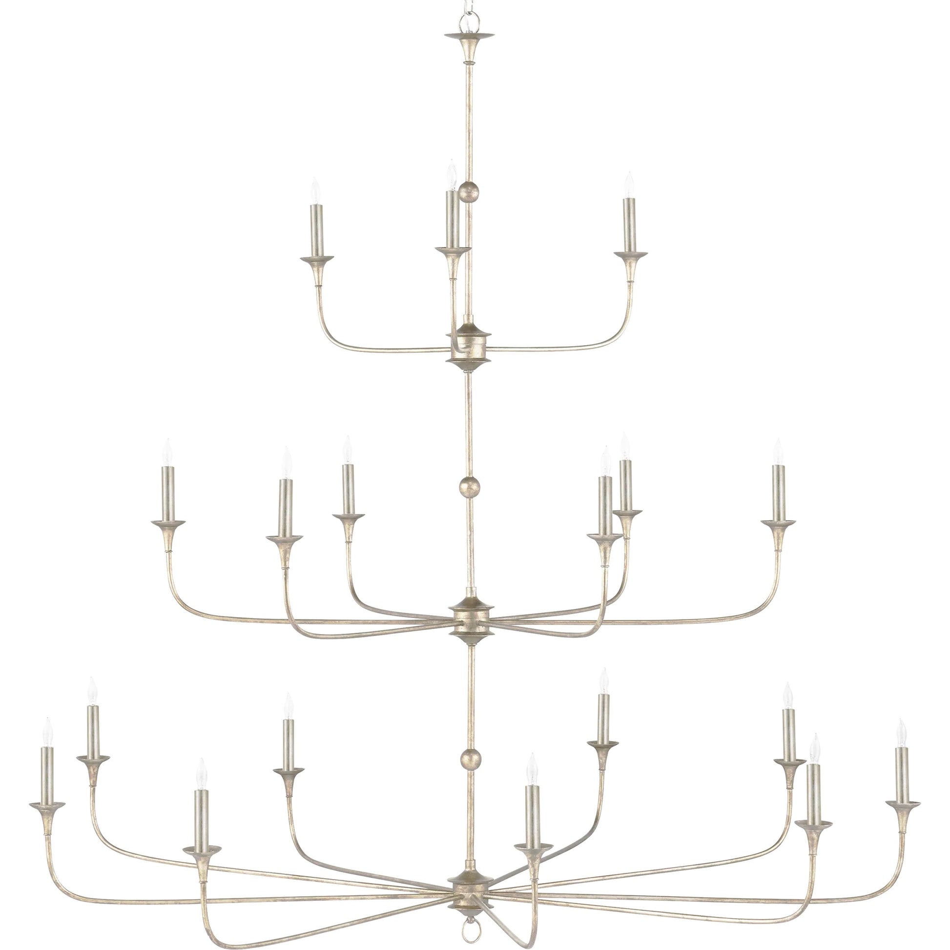 Nottaway Grande Chandelier by Currey and Company. Made from wrought iron in a traditional style.