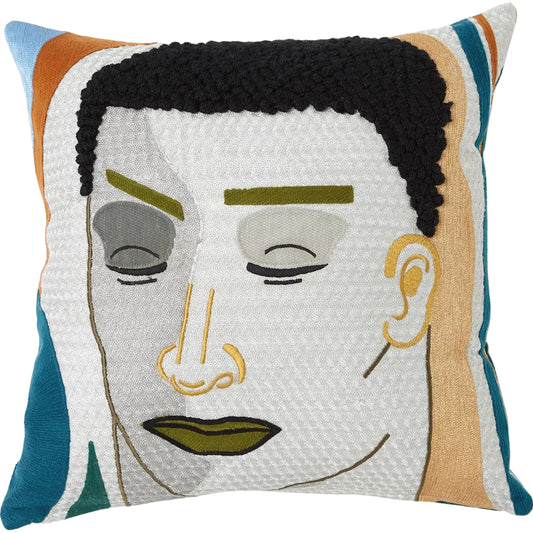 Herr Hans Pillow by Global Views in red. Made from unique in a unique style.