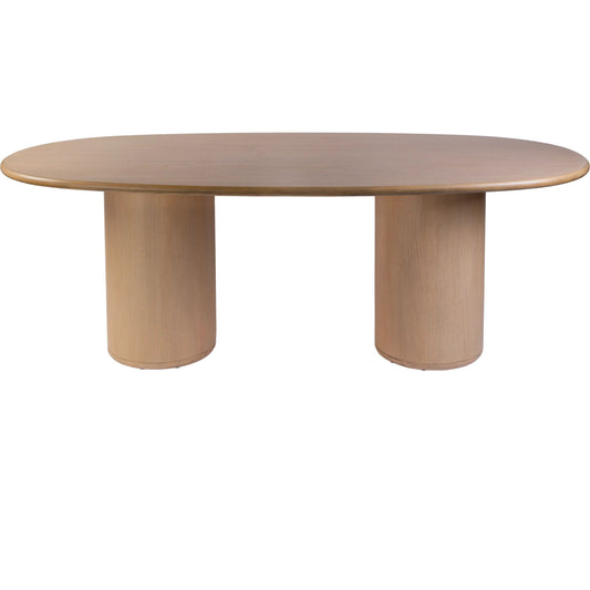 Kersten Dining Table by Butler Specialty Company. Made from mdf, rubberwood, mindi veneer in a transitional style.