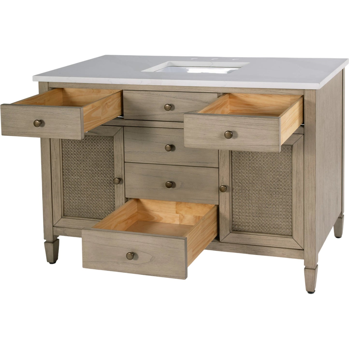 002 SI-2472680 | Additional Silo | Flagstaff Bathroom Vanity by Butler Specialty Company in desert sand. Made from mdf, mindi, quartz, pine, ceramic, plywood, composite wood, veneer in a transitional style.