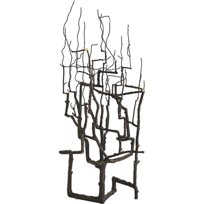 Willow Sculpture by Global Views in bronze. Made from unique in a modern style.