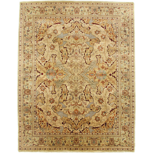Antique Weave Sultanabad 5990 Rug by Exquisite Rugs in gold, green. Made from new zealand wool in a unique style.