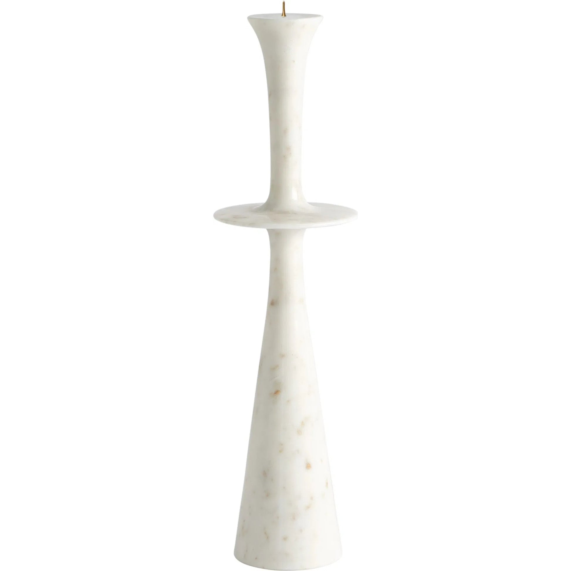 Center Flair Candle Stand by Global Views in marble. Made from unique in a modern style.