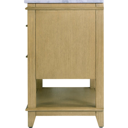 Lois Bathroom Vanity by Butler Specialty Company in light oak wire brushed. Made from mdf, eucalyptus, marble, pine, ceramic, plywood, composite wood, veneer in a transitional style.