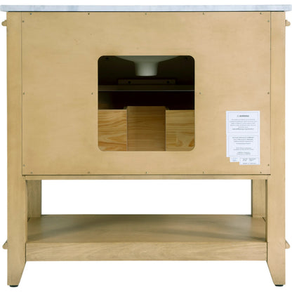 Lois Bathroom Vanity by Butler Specialty Company in light oak wire brushed. Made from mdf, eucalyptus, marble, pine, ceramic, plywood, composite wood, veneer in a transitional style.