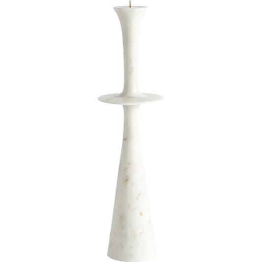 Center Flair Candle Stand by Global Views in marble. Made from unique in a modern style.