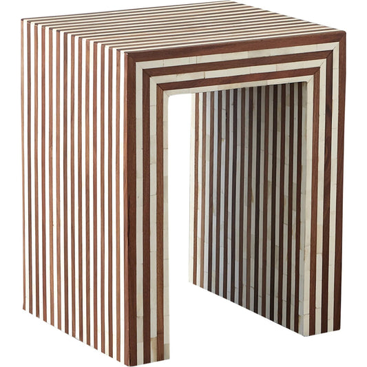 Sienna Nesting End Table by Global Views in walnut. Made from unique in a eclectic & global style.