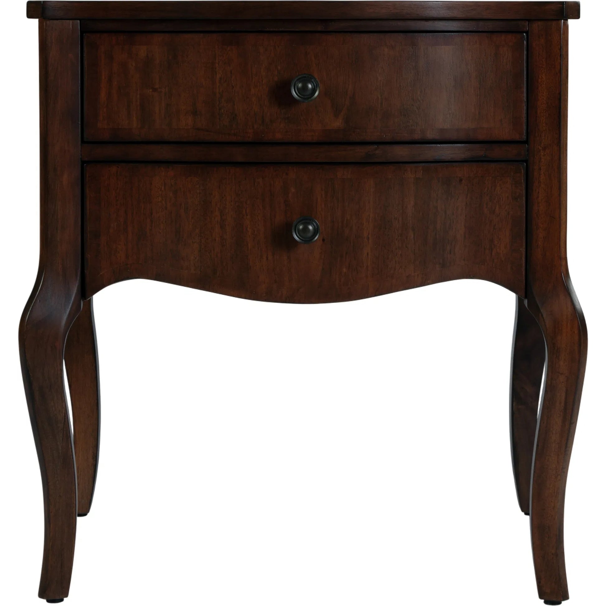 Beasley Nightstand by Butler Specialty Company in brown and olive ash. Made from mahogany, mdf, mahogany veneer, laminated veneer lumber in a unique style.
