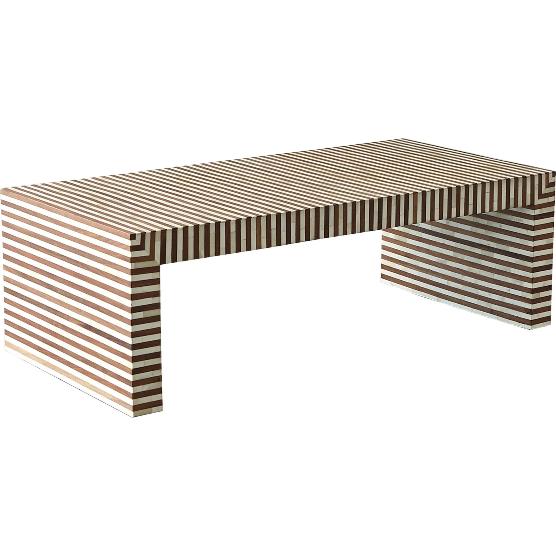 Sienna Coffee Table by Global Views in walnut. Made from unique in a eclectic & global style.