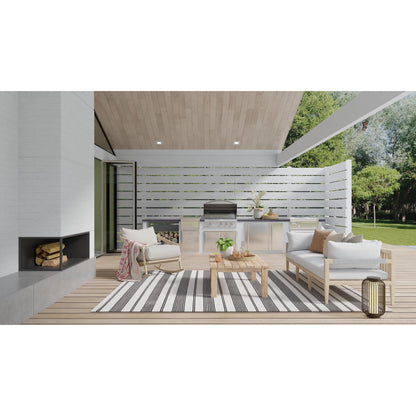 Duprine Transitional Stripes Rug - 0560F by Feizy. Made from unique in a unique style.