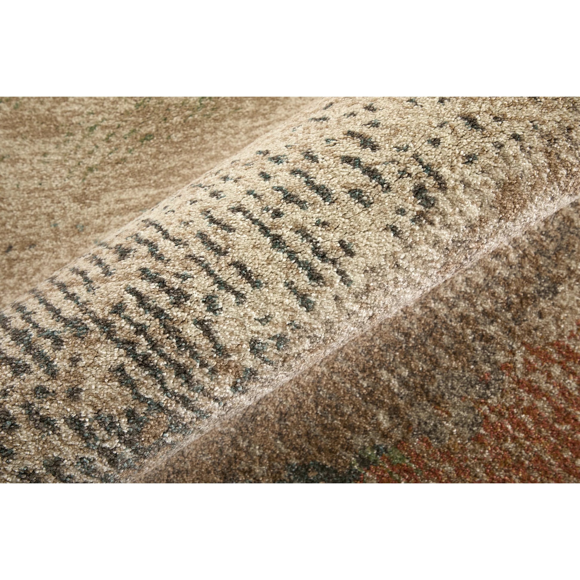 Eden EDN39QTF Rug by Feizy in brown, tan, blue. Made from polypropylene in a unique style.