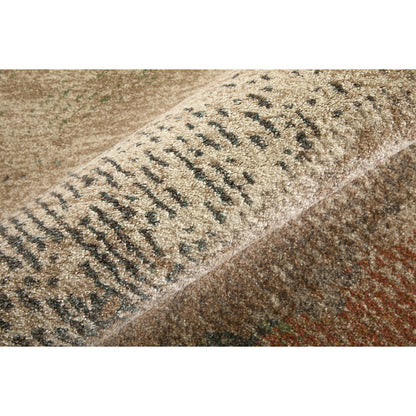 Eden EDN39QTF Rug by Feizy in brown, tan, blue. Made from polypropylene in a unique style.